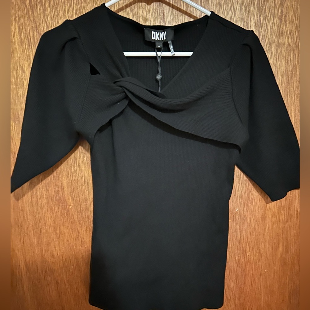 DKNY black sweater, size M